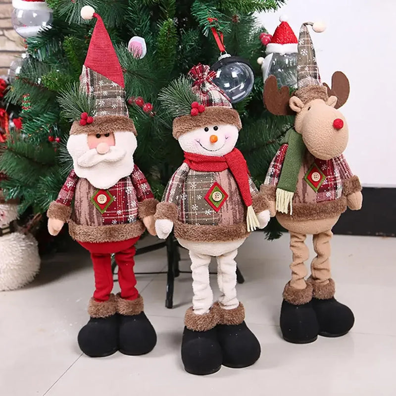 🎄 Enfeites Mágicos de Natal: Transforme sua Casa com Noel, Alce e Boneco de Neve! 🎅