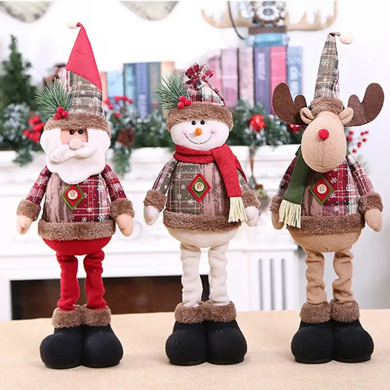 🎄 Enfeites Mágicos de Natal: Transforme sua Casa com Noel, Alce e Boneco de Neve! 🎅